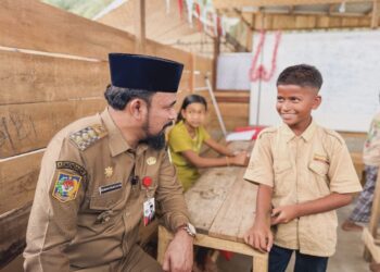 Bupati Aceh Timur Tinjau Camp Pengungsi Rohingya di Seuneubok Rawang