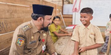 Bupati Aceh Timur Tinjau Camp Pengungsi Rohingya di Seuneubok Rawang