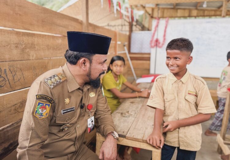 Bupati Aceh Timur Tinjau Camp Pengungsi Rohingya di Seuneubok Rawang