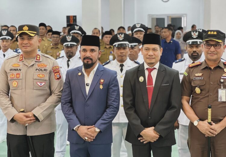 Bupati Aceh Timur Lantik 38 Keuchik Terpilih Periode 2025-2031, Ini Pesannya