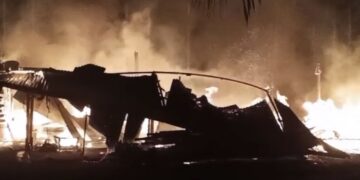 Rumah Kayu di Aceh Timur Ludes Terbakar, Kerugian Ditaksir Puluhan Juta