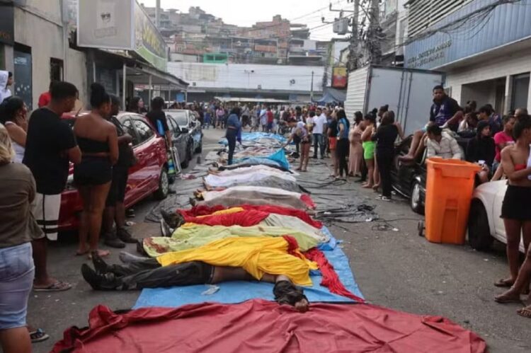 Ratusan Jenazah Bergelimpangan di Rio de Janeiro Setelah Operasi Antinarkoba