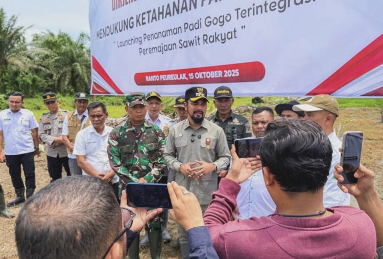 Pemkab Aceh Timur Luncurkan Program Penanaman Padi Gogo Terintegrasi PSR
