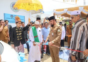 Bupati Al-Farlaky Launching MBG di Simpang Ulim, ini Pesannya