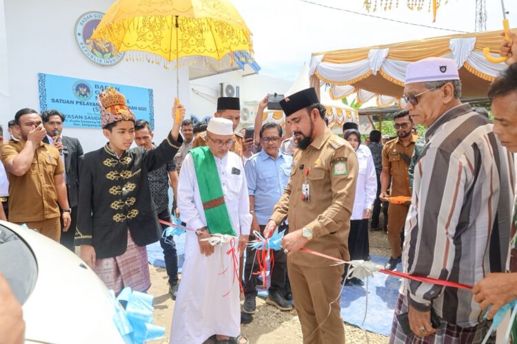 Bupati Al-Farlaky Launching MBG di Simpang Ulim, ini Pesannya