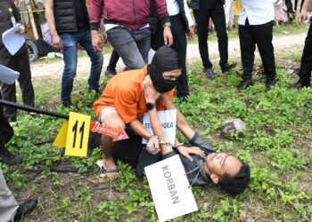 Tersangka Pembunuhan Bustamam di Aceh Timur Jalani Rekonstruksi, Terungkap Motif dan Kronologi Kejadian