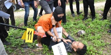 Tersangka Pembunuhan Bustamam di Aceh Timur Jalani Rekonstruksi, Terungkap Motif dan Kronologi Kejadian