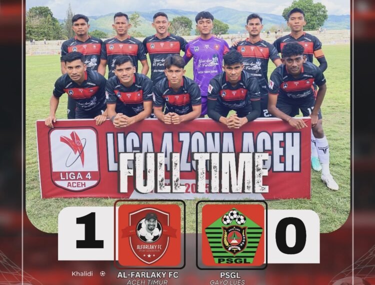 Al-Farlaky FC Tumbangkan PSGL Gayo Lues: Gol Tunggal Khalidin Pecah Kebuntuan di Seribu Bukit