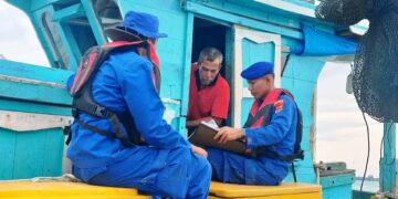 Jaga Keamanan Perairan, Satpolairud Polres Aceh Timur Lakukan Patroli Rutin