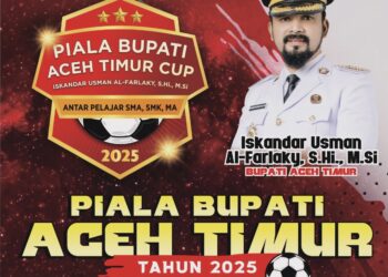 16 Tim SMA Sederajat Siap Berlaga di Piala Bupati Aceh Timur 2025