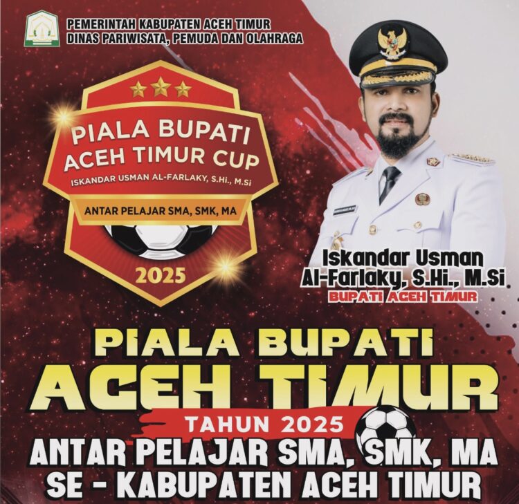 16 Tim SMA Sederajat Siap Berlaga di Piala Bupati Aceh Timur 2025