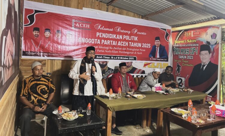 Pang Ucok Gelar Dikpol Akar Rumput, Perkuat Ideologi Ke-Acehan dan Bangun Aceh