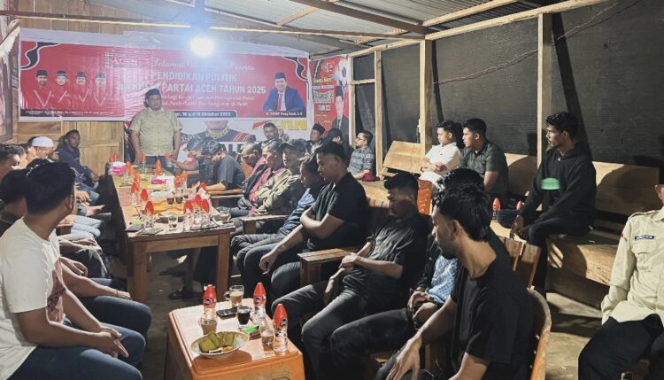 Pang Ucok Gelar Dikpol dengan MASA, Perkuat Ideologi Ke-Acehan untuk Aceh Maju