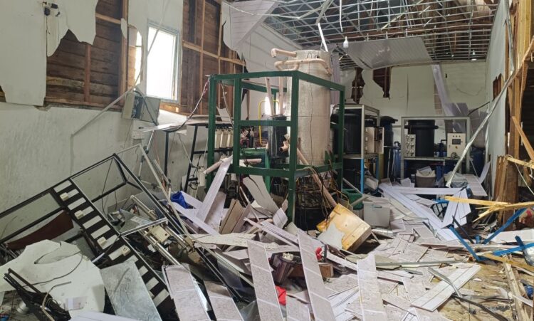 Dua Pekerja Terluka dalam Ledakan Pabrik Es Kristal di Aceh Barat