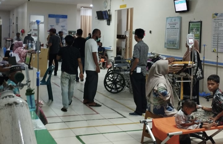 RSUD Zubir Mahmud Aceh Timur Dipadati Pasien Demam dan Tifoid