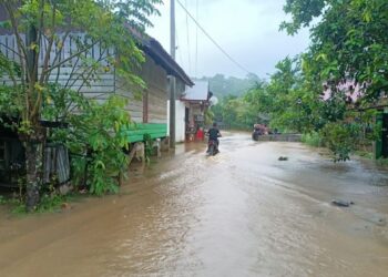 Banjir Luapan Melanda Dua Gampong di Aceh Besar, 63 Rumah Terendam