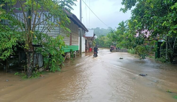 Banjir Luapan Melanda Dua Gampong di Aceh Besar, 63 Rumah Terendam