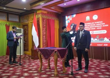 Mualem Lantik Jamaluddin Jadi Ketua BRA, Harap Perkuat Reintegrasi dan Perdamaian