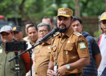 Bupati Al-Farlaky Sambut Relawan SKPA Aceh di Aceh Timur
