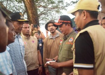 Kapala BNPB Tinjau Aceh Timur, Bupati Al- Farlaky: Jangan Tinggalkan Kami Sendiri