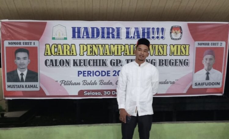 Mustafa Kamal, Pemuda Progresif Siap Majukan Desa Tunong Bugeng Darul Falah