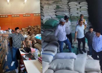 Anggota DPRK Sidak Gudang BPBD Bireuen, Temukan Puluhan Ton Bantuan Menumpuk