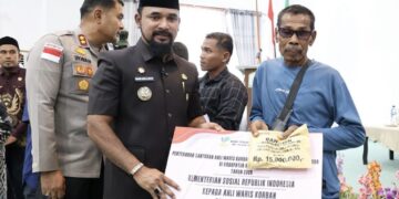 58 Ahli Waris Korban Bencana di Aceh Timur Terima Santunan dari Pemerintah