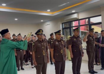 Kejari Aceh Selatan Lantik Empat Pejabat Struktural Baru