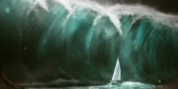 Gelombang Raksasa 35 Meter di Pasifik Terpantau dari Luar Angkasa