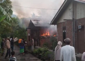 Dapur Terbakar, Rumah Mekanik di Aceh Besar Ludes