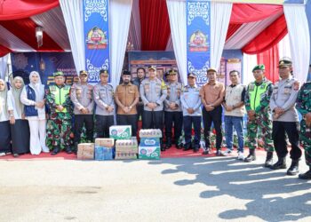 Bupati dan Kapolres Aceh Timur Tinjau Pos Pengamanan Mudik Lebaran