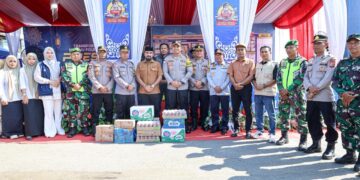 Bupati dan Kapolres Aceh Timur Tinjau Pos Pengamanan Mudik Lebaran