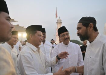 Mendagri dan Mensos Hadiri Bukber Pemprov Aceh di Masjid Raya Baiturrahman