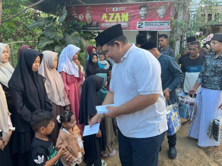 Pererat Silaturahmi, Pang Ucok Buka Puasa Bersama dan Santuni Puluhan Anak Yatim