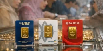 Harga Emas Batangan di Pegadaian Stagnan, UBS dan Galeri24 Tak Berubah