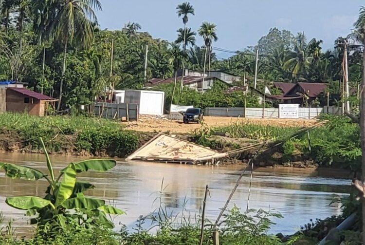 Progres Jembatan Woyla Aceh Barat Masih Nol Besar