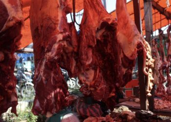 7,5 Ton Daging Meugang Bantuan Presiden Disalurkan ke 905 KK di Aceh Besar