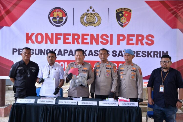 Polres Langsa Ringkus Ayah Kandung Rudapaksa Anak Sendiri