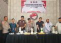 Polres Langsa Musnahkan 2,5 Kg Sabu, 8 Tersangka Terjerat Jaringan Lintas Daerah