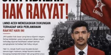 Di Tengah Aksi JKA, LMND Aceh Tanya Arah Keberpihakan Negara