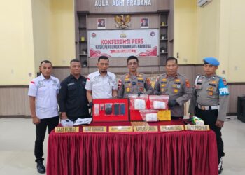 Polres Langsa Gagalkan Pengiriman 3 Kg Sabu ke Medan, Selamatkan 24 Ribu Jiwa