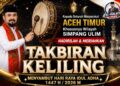 Takbir Keliling Idul Adha Digelar di Simpang Ulim, Al-Farlaky: Pemerataan Harus Terasa sampai ke Barat