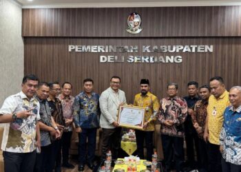 Pemkab Aceh Timur Terima Bantuan Keuangan Rp50 Miliar dari Deli Serdang Pascabanjir 2025