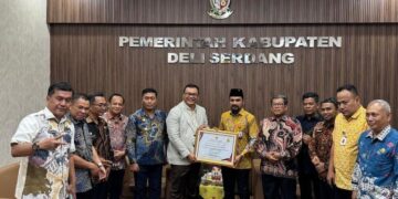 Pemkab Aceh Timur Terima Bantuan Keuangan Rp50 Miliar dari Deli Serdang Pascabanjir 2025