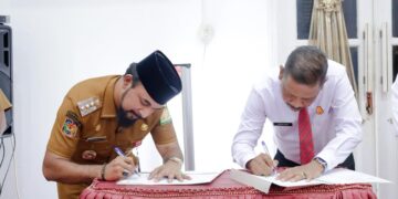 Bupati dan Kejari Aceh Timur Teken Kesepakatan Bersama Penanganan Masalah Hukum