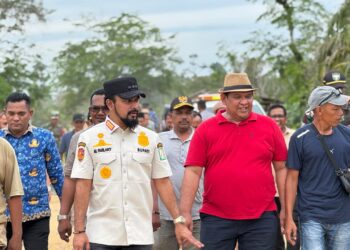 Bupati Aceh Timur Turun Langsung Tinjau Irigasi Rusak Pascabanjir di Simpang Ulim