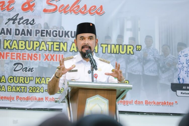 Bupati Al-Farlaky Targetkan 3 SMP Unggulan di Aceh Timur, Muatan Lokal Wajib Diperkuat
