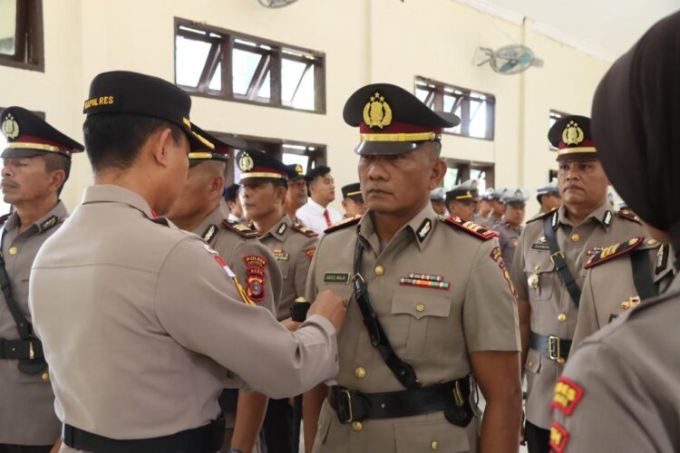 Polres Aceh Singkil rotasi sembilan pejabat utama untuk penyegaran organisasi