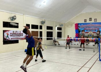 Raket bersuara, Polres Aceh Singkil gelar badminton antar satker jelang Bhayangkara ke-80