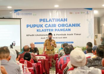 Bupati Aceh Timur Buka Pelatihan Pupuk Organik di Hotel Royal Idi